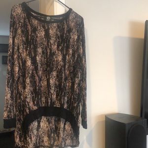 Bobeau long sleeve shirt, size 1x